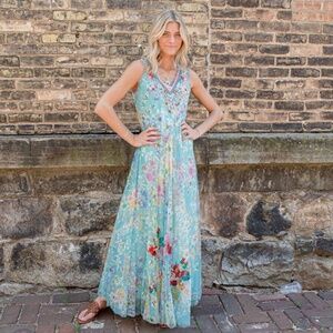 FOREVER FLOWER MESH DRESS